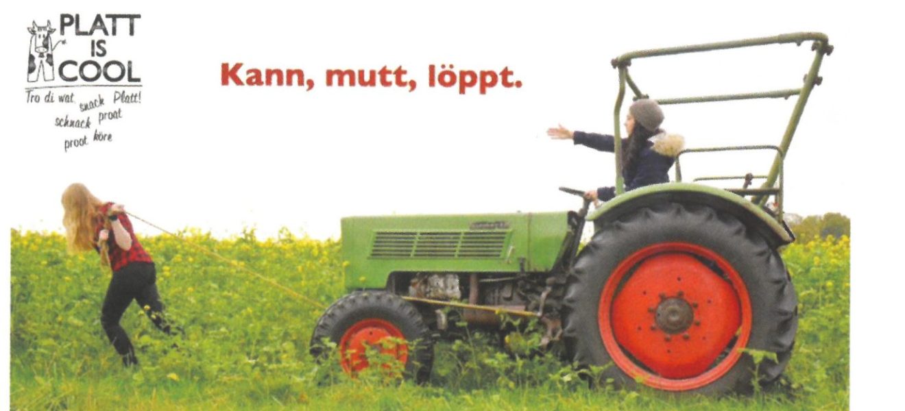 Titelbild der Broschüre Plattdeutsch in der Landwirtschaft