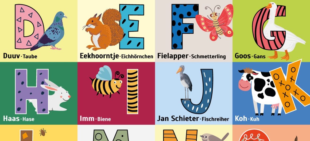 Plattdeutsches Tier-Alphabet - Deren ABC