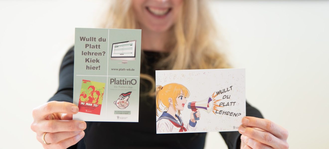 Postkarten Platt lehren